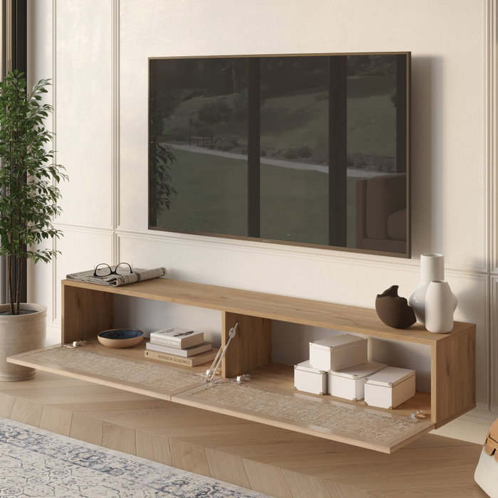 Hanah Home Future - FR8-SJ Soporte de TV en Roble